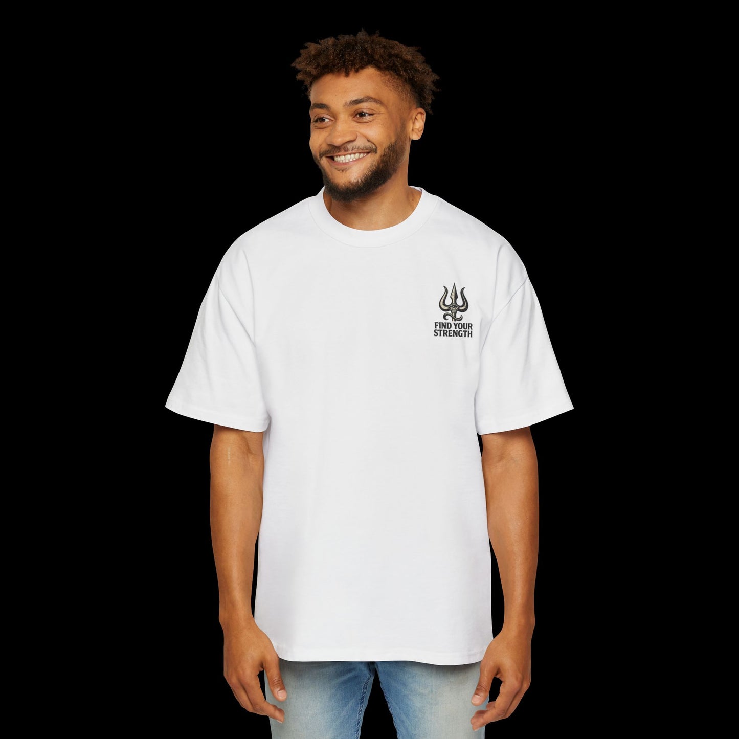 Men's Oversized Graphic Tee: Balance Over Chaos Shirt, Unisex Casual Wear, Streetwear Style, Spiritual Gift, Relaxed Fit Top