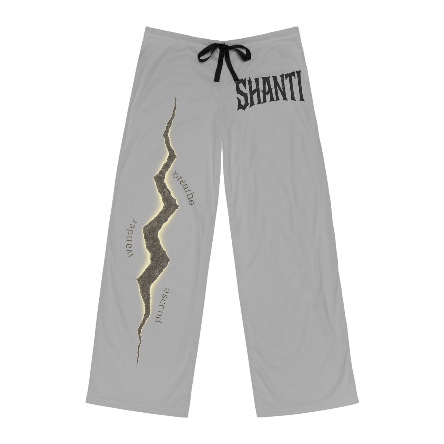 Men's Pajama Pants - Shanti: Wander, Breathe, Purpose