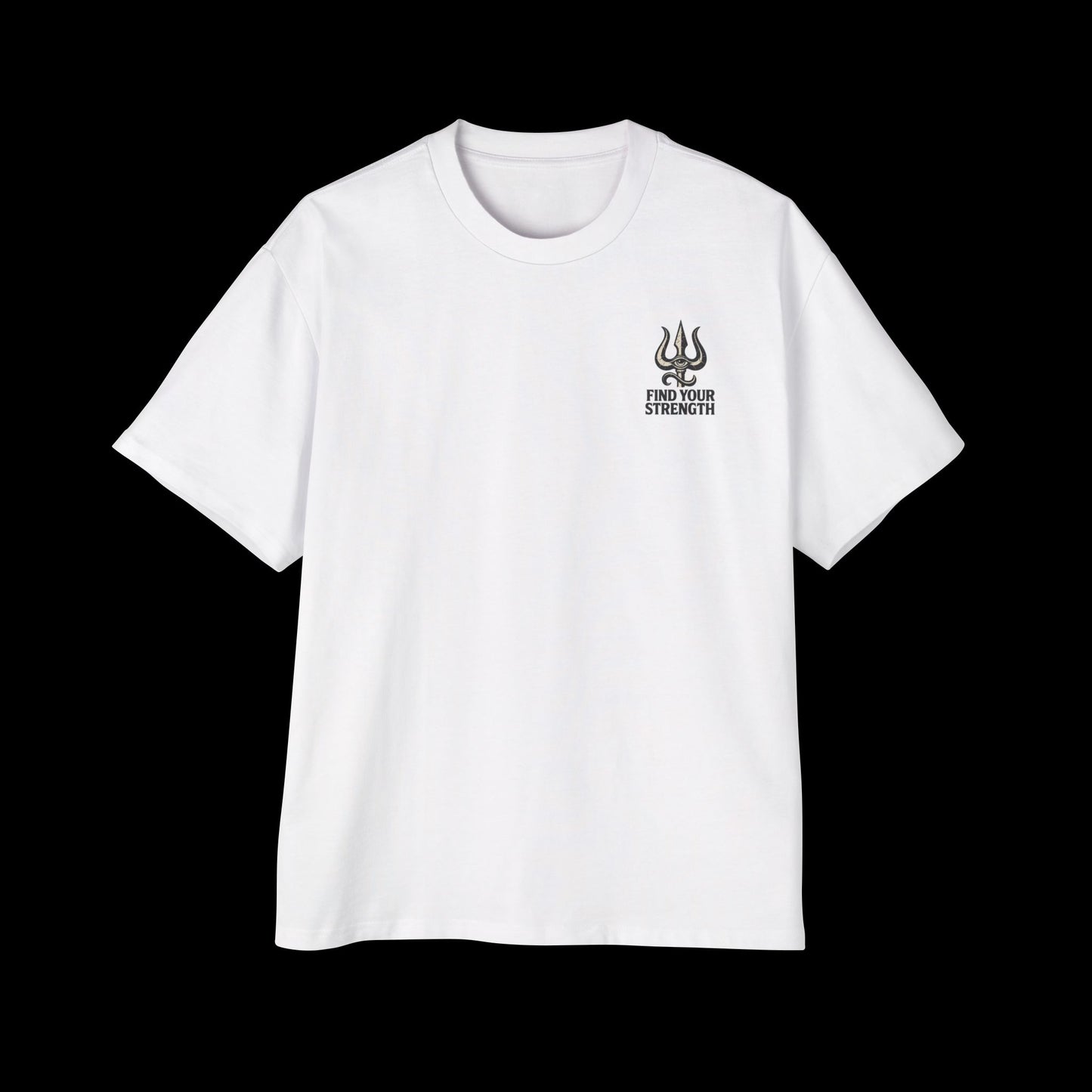 Men's Oversized Graphic Tee: Balance Over Chaos Shirt, Unisex Casual Wear, Streetwear Style, Spiritual Gift, Relaxed Fit Top