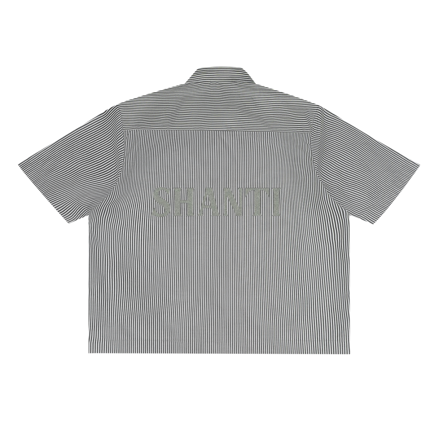 Oversized Vertical Stripe Boxy Shirt
