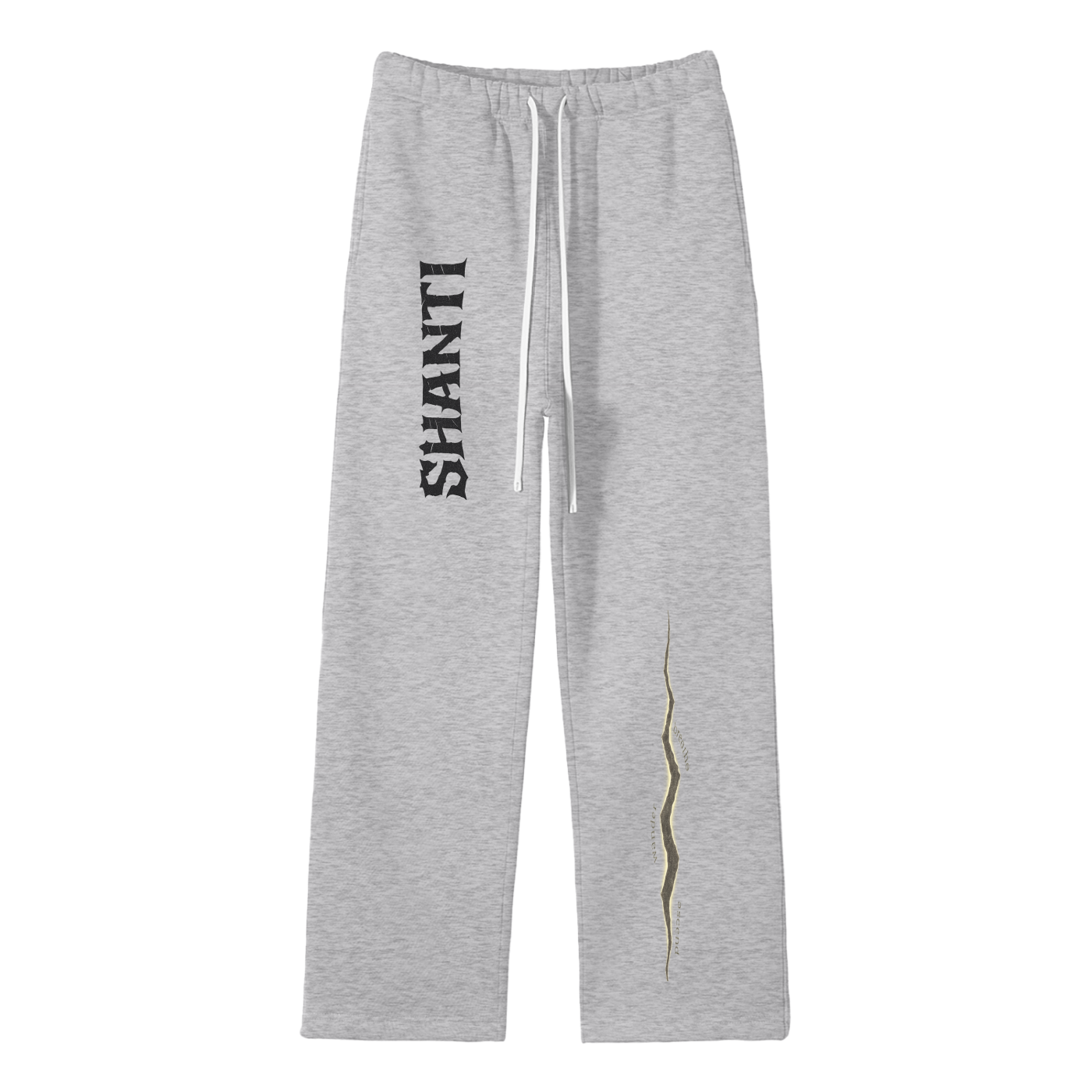 Unisex Solid Color Fleece Straight Leg Pants