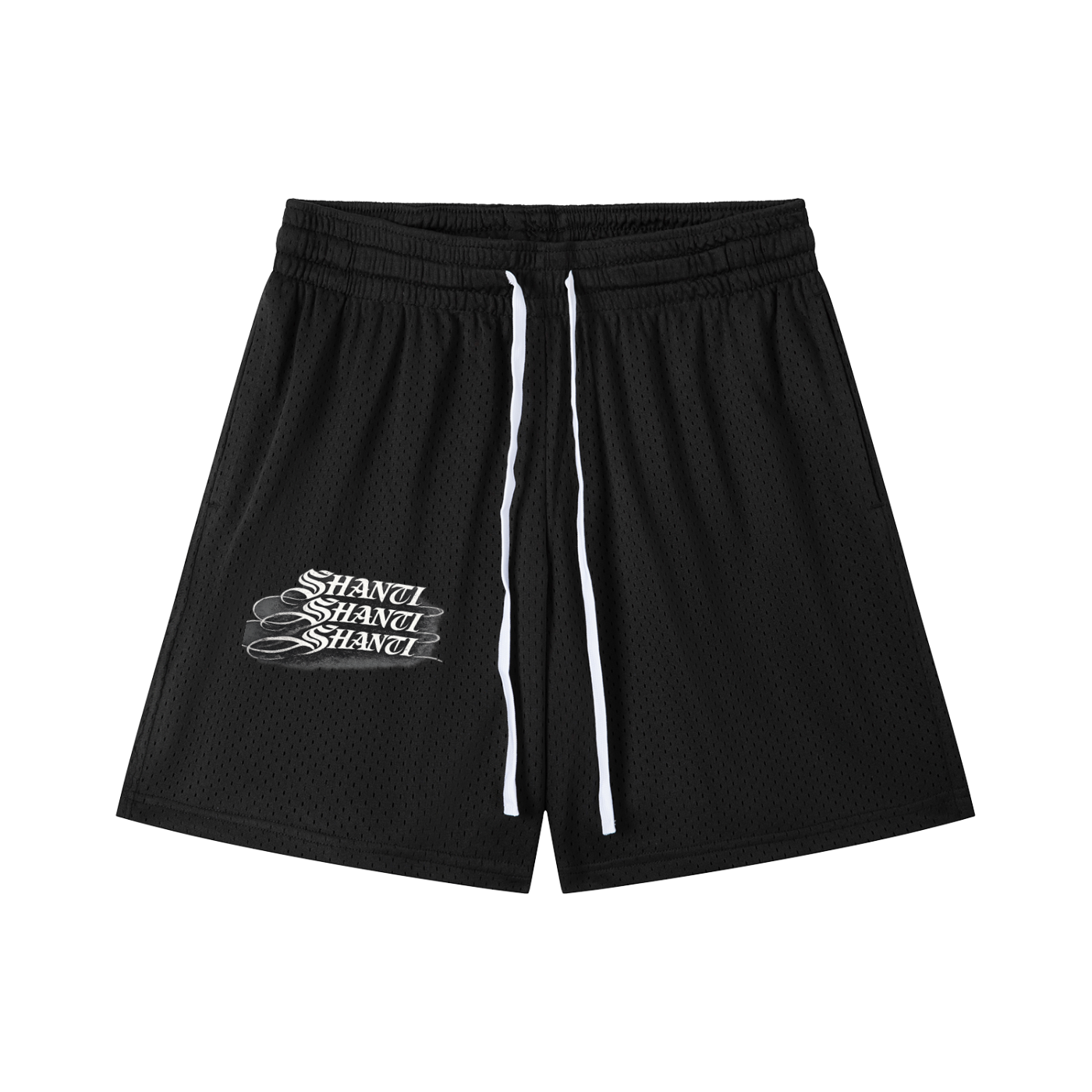 Mesh Drawstring Shorts