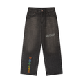Vintage Wash Heavyweight Denim Jeans