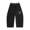 Plaid Waistband Barrel Sweatpants
